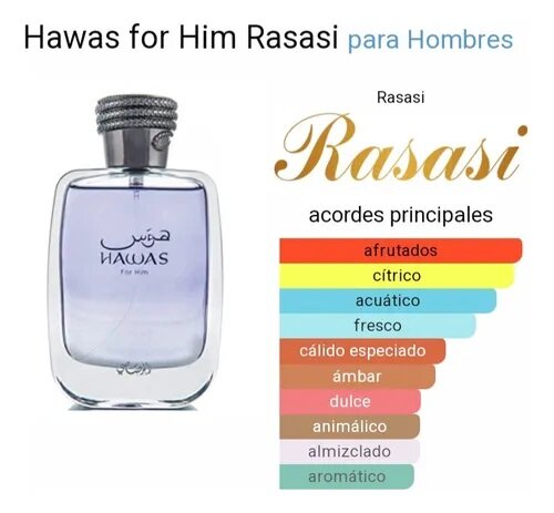 Perfume Oriental Rasasi Hawas For Him EDP 100 mL - Imagen 4