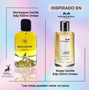 Alhambra Montaigne Vanille (unisex) 100ml Edp - Imagen 3