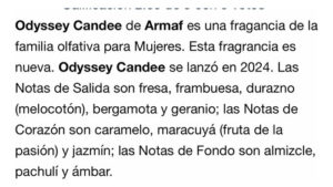 Armaf - Odyssey Candee Edp X100ml - Imagen 3