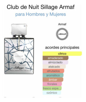 Armaf Club De Nuit Sillage Edp 105ml Para Hombre - Imagen 4
