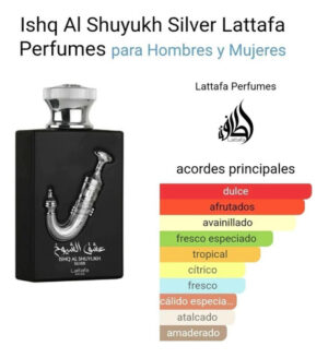 Perfume Lattafa Ishq Al Shuyukh Silver Eau De Parfum X100ml - Imagen 6